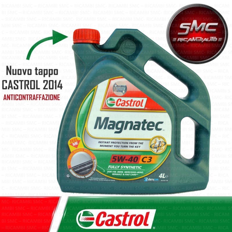 Olio Motore Castrol Magnatec W C Lt Ricambi Auto Smc